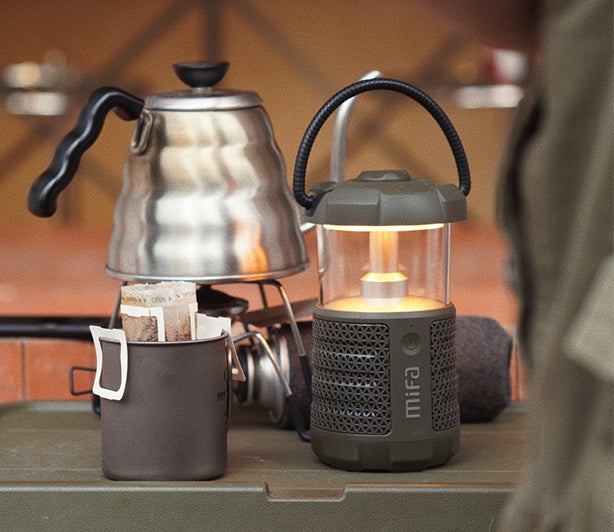 Mifa Wild Camping Outdoor Bluetooth 5.3 Speaker with Lantern